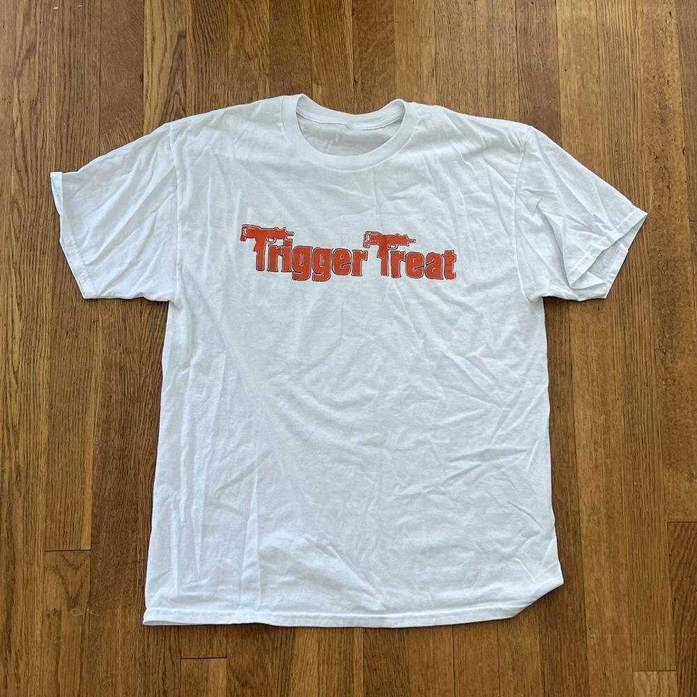 White Trigger Treat T-Shirt L